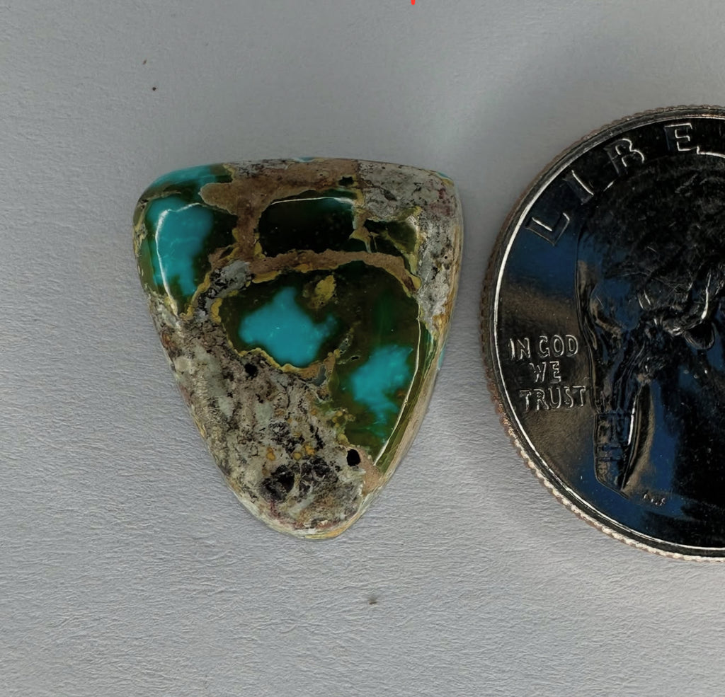 USD Thunderbird Turquoise, backed for stability!