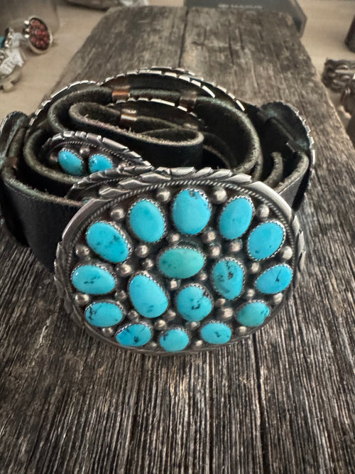 1970 Vintage Kingman Concho Belt