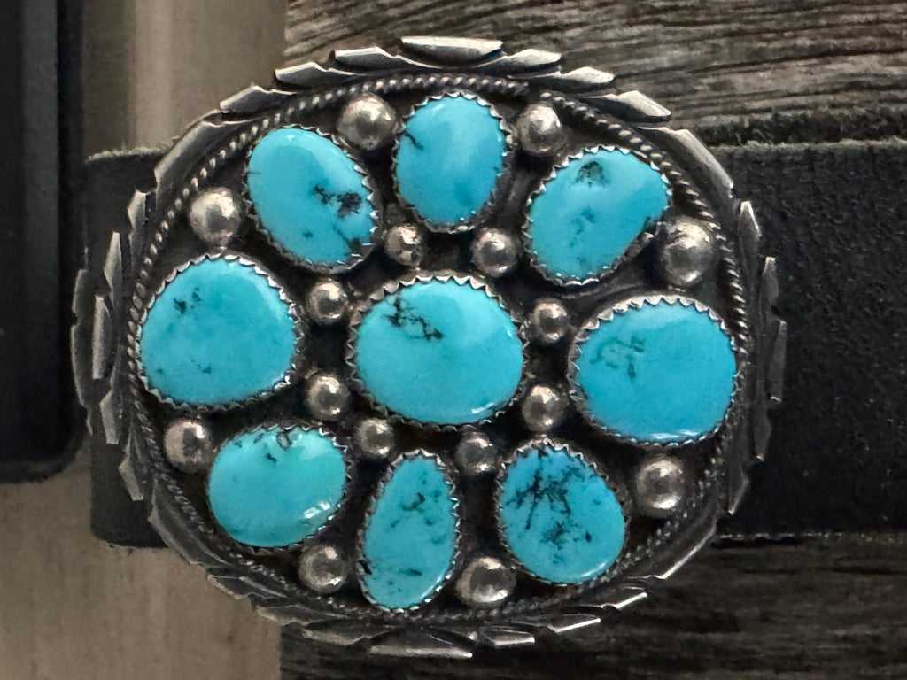 1970 Vintage Kingman Concho Belt