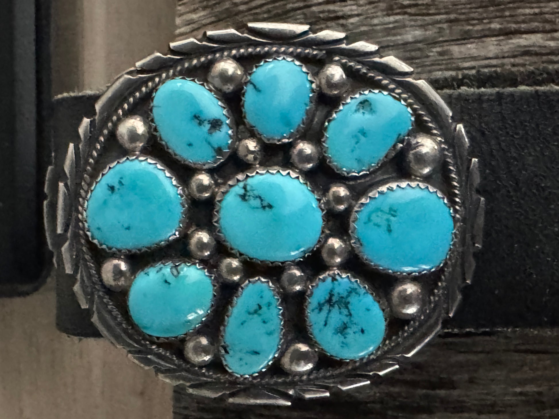 1970 Vintage Kingman Concho Belt