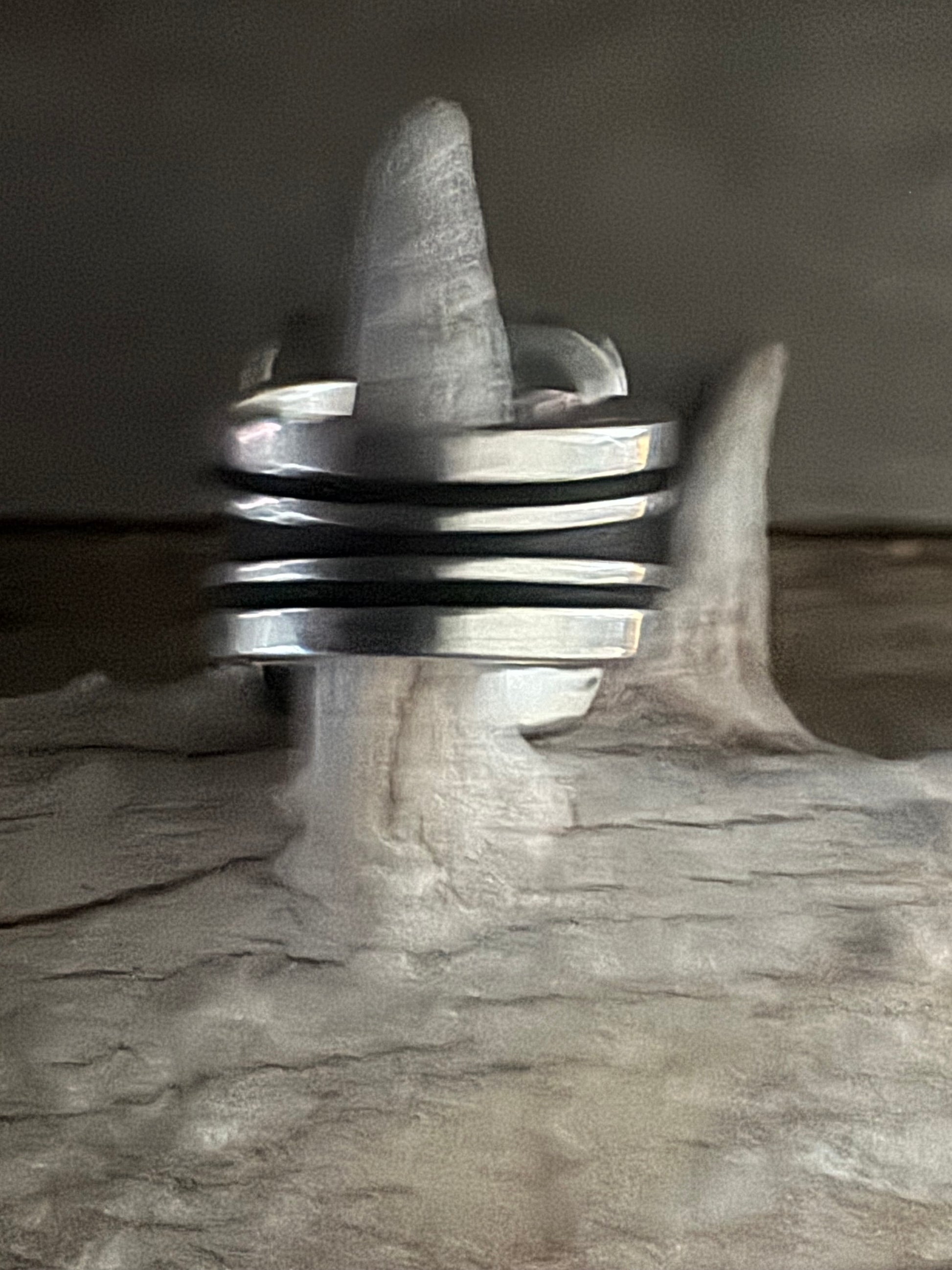 Cooper Willie HandmadeSilver- Kingman Web High Grade Ring Size 13