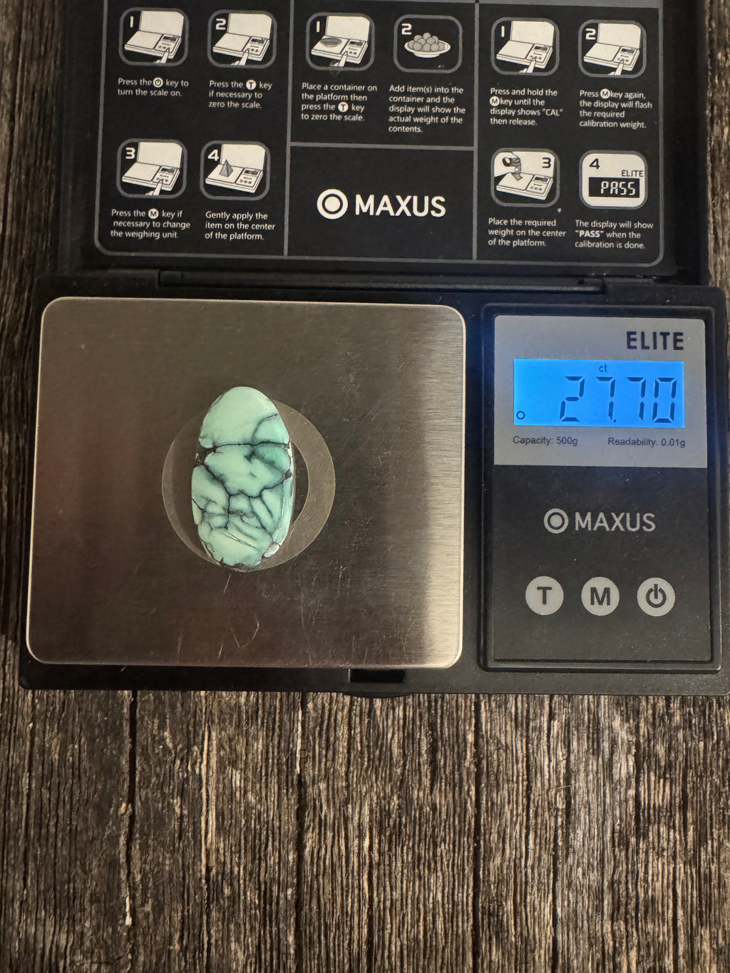 Emerald Rose Variscite Cab