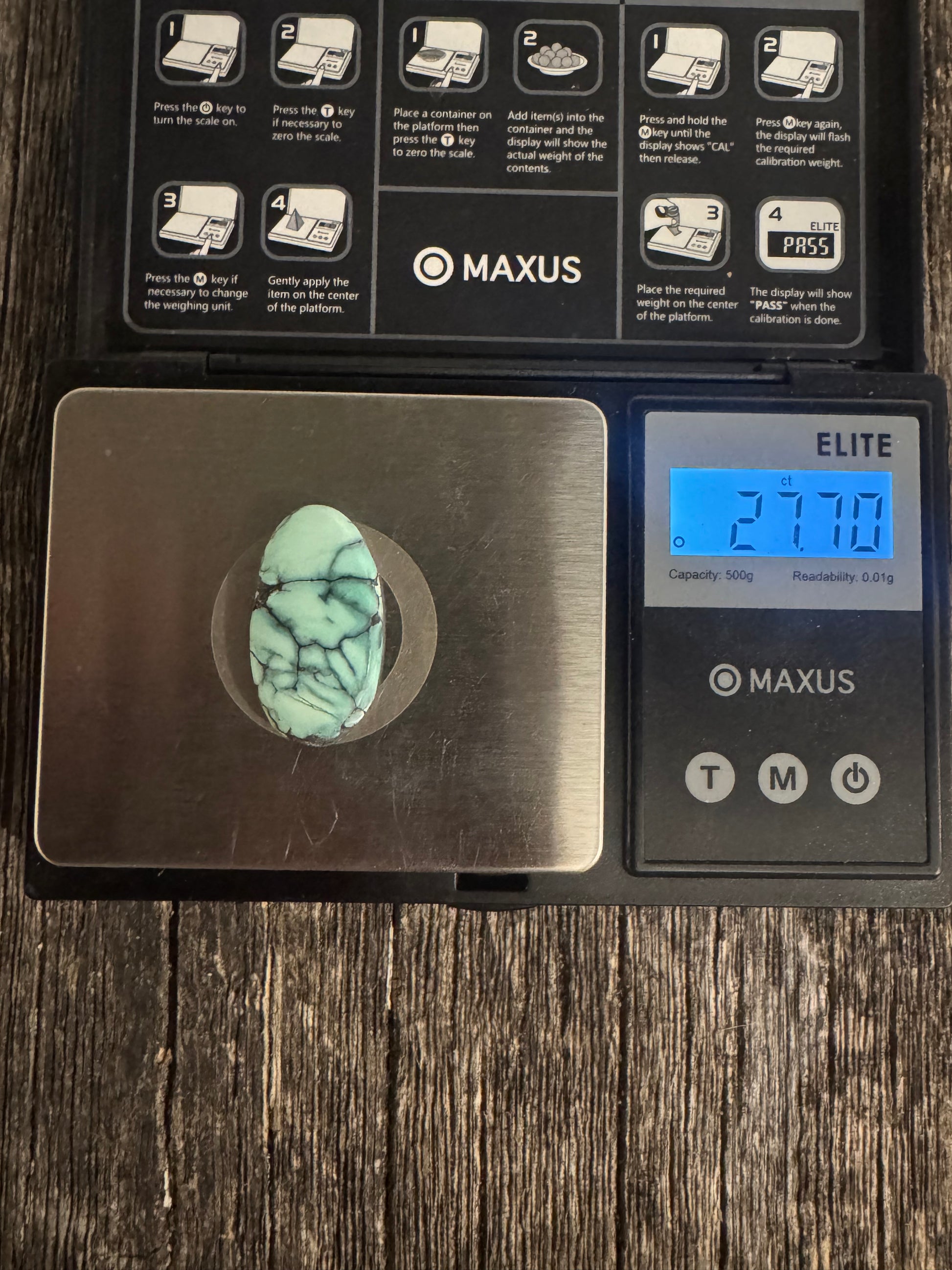 Emerald Rose Variscite Cab