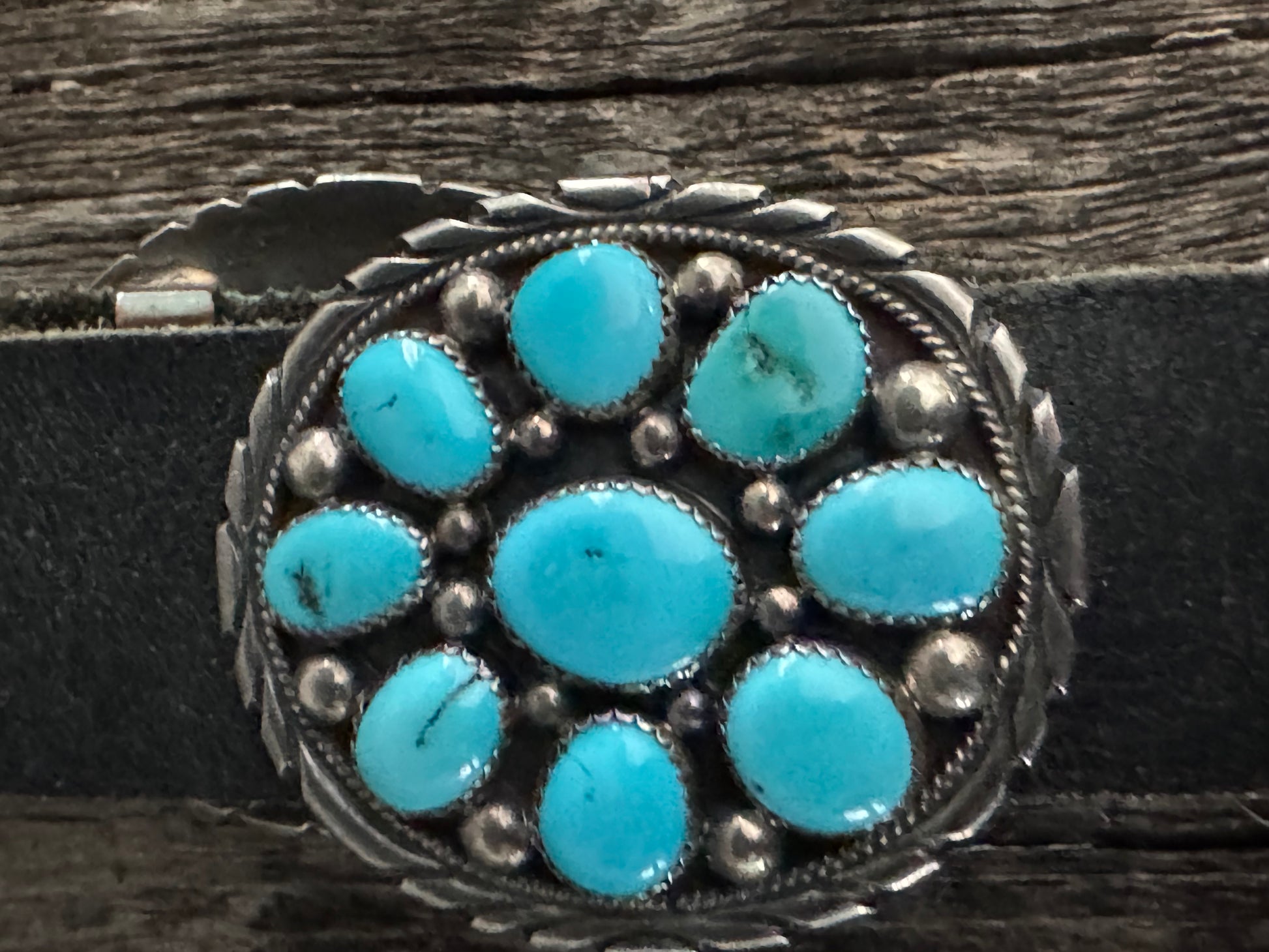 1970 Vintage Kingman Concho Belt