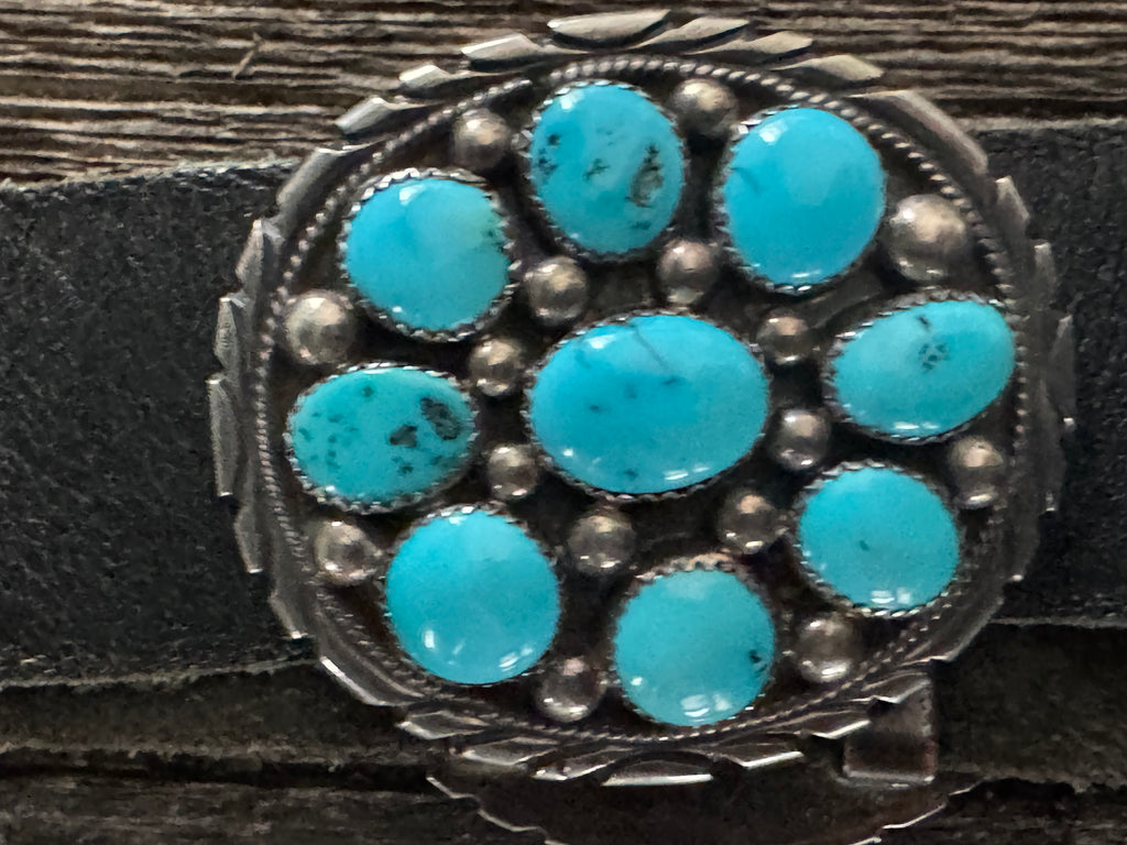 1970 Vintage Kingman Concho Belt