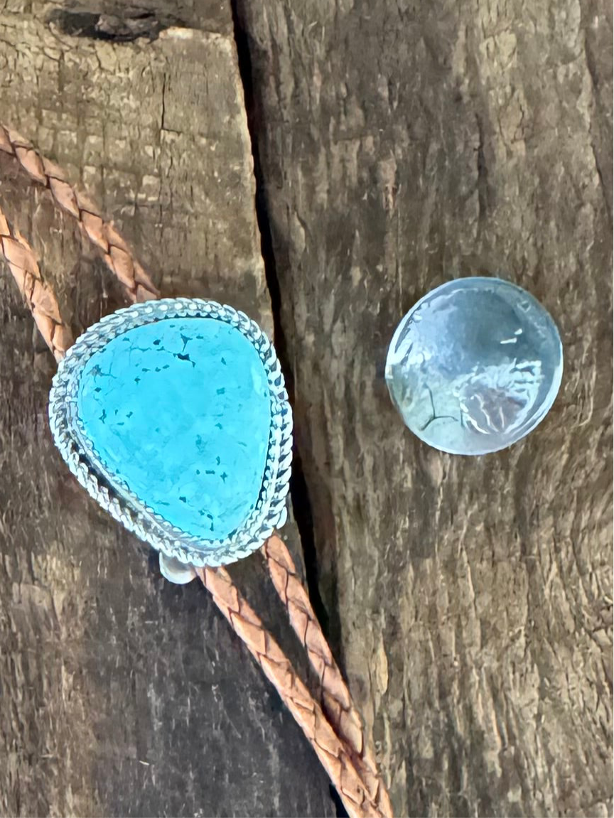 Handmade Turquoise Bolo Tie