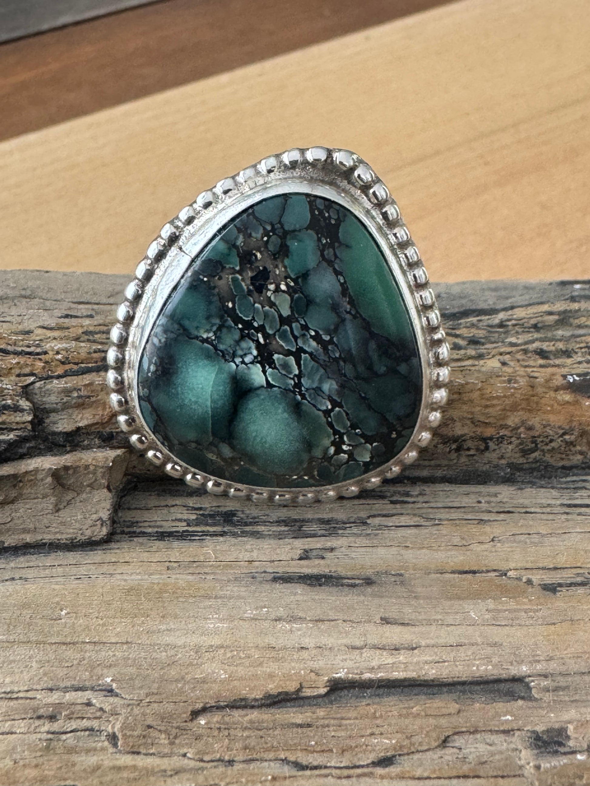 Handmade Candelaria Hills Variscite Ring Size 7.25