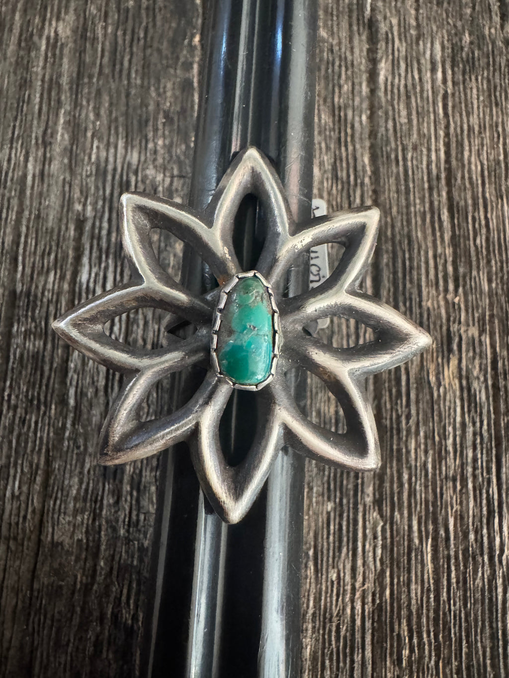 Vintage Silver Cast Star Ring