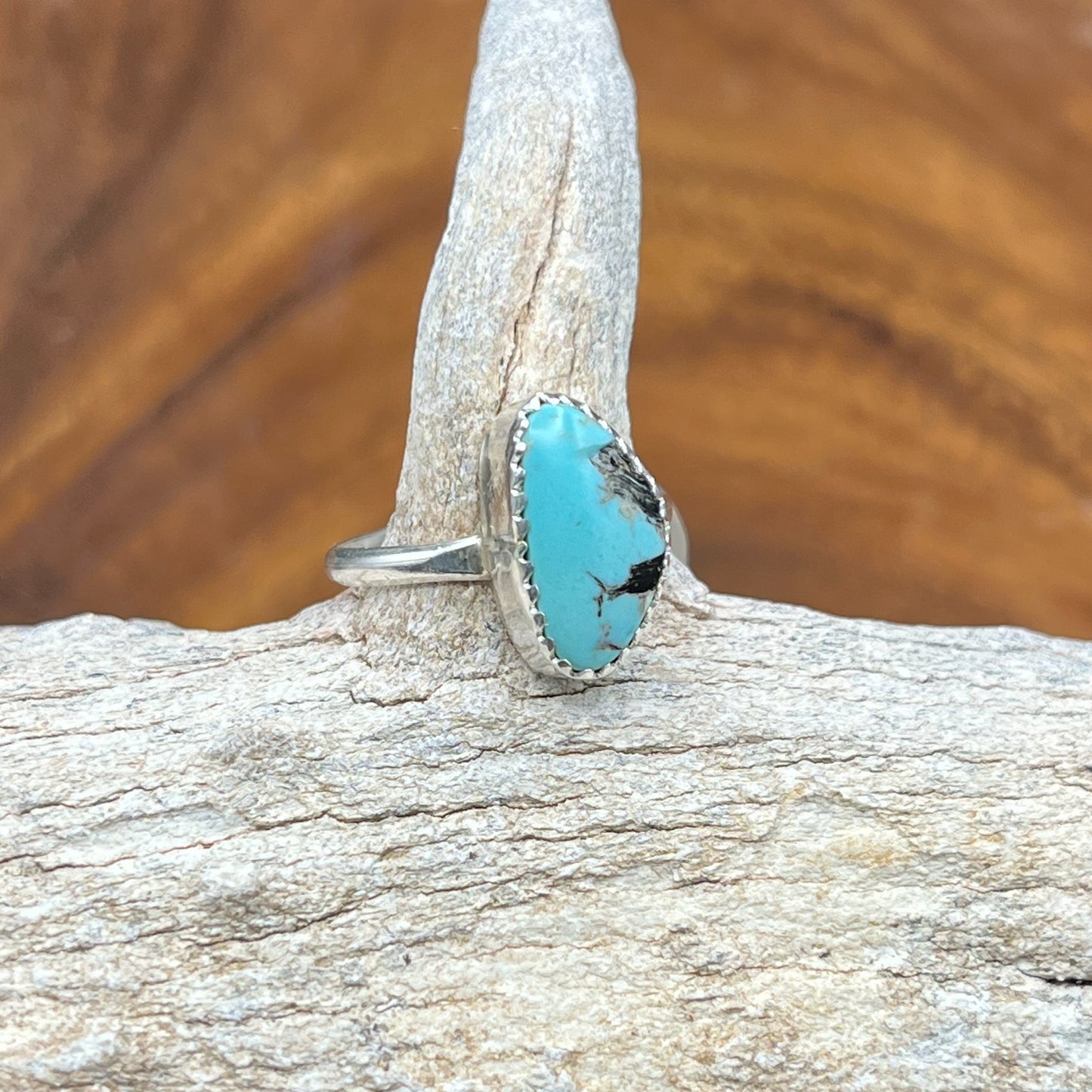 Authentic Native American Handmade Turquoise Ring