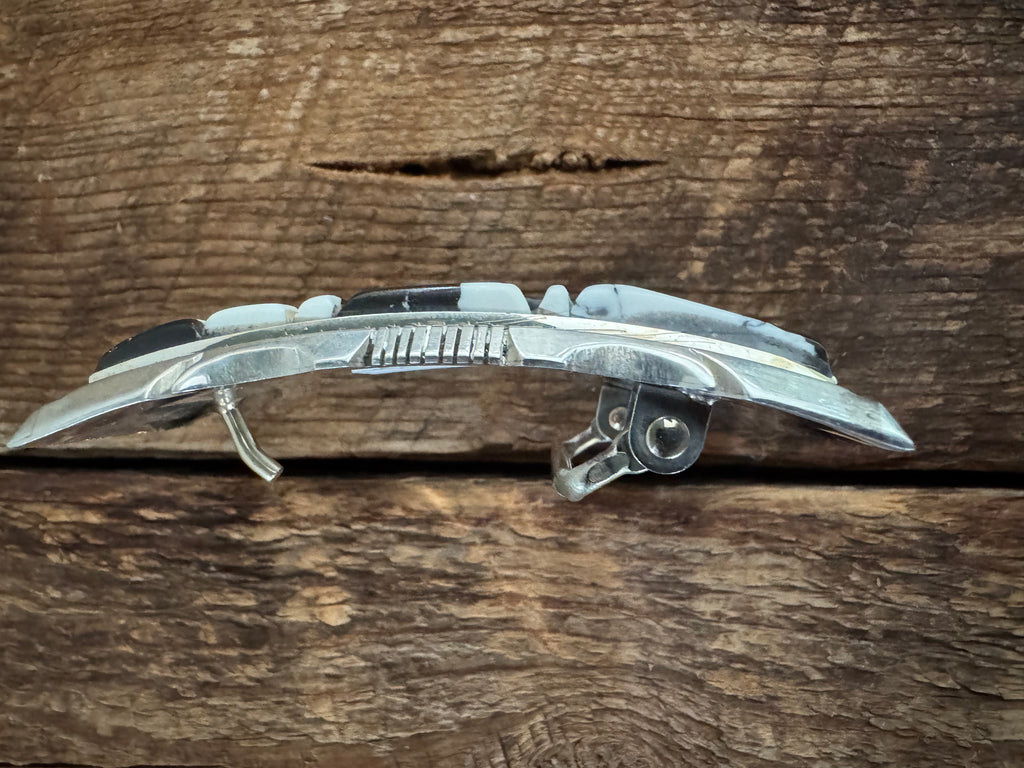 White Buffalo Belt Buckle