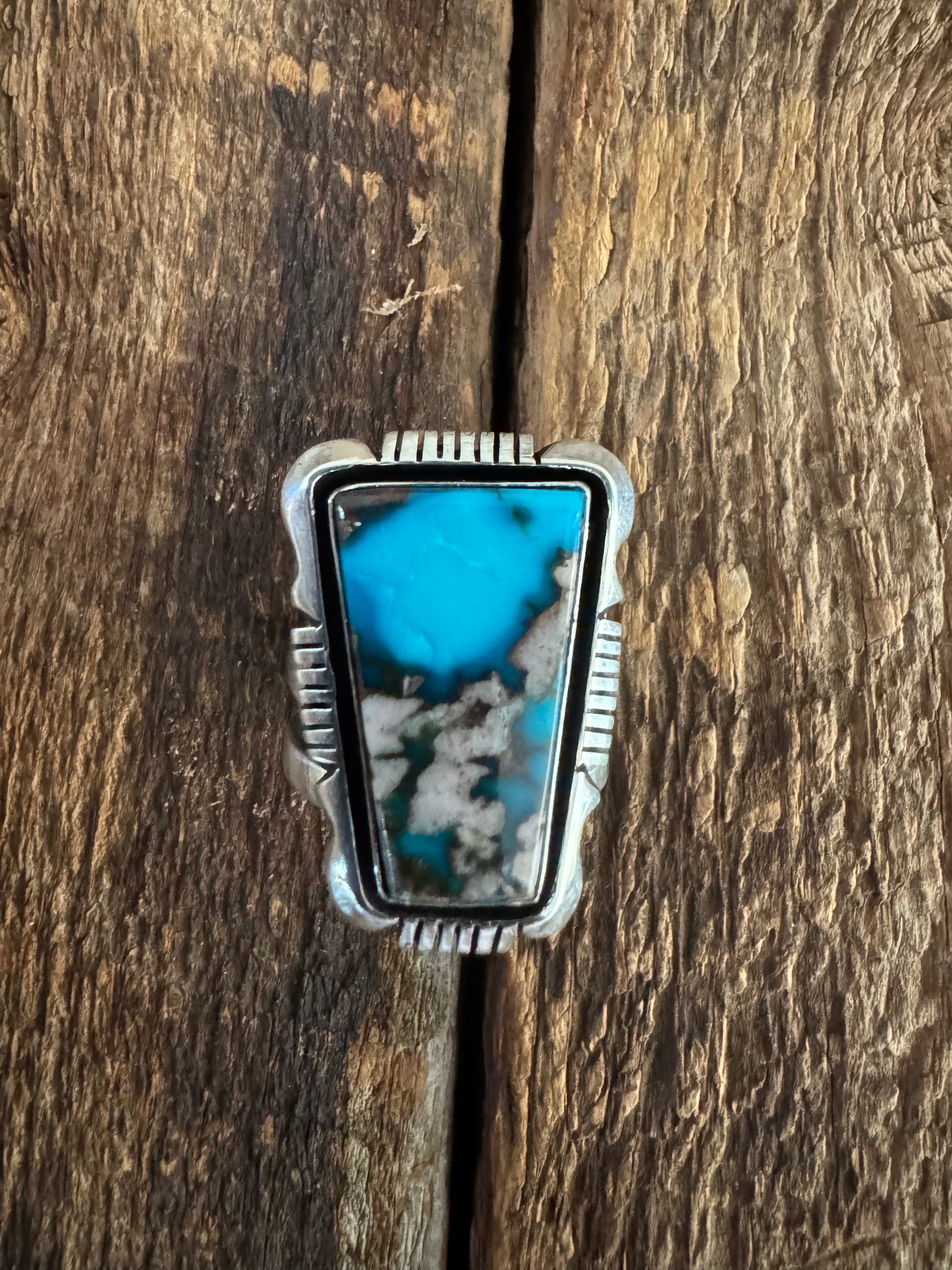 Cooper Willie Bisbee Turquoise Ring Size 8.5