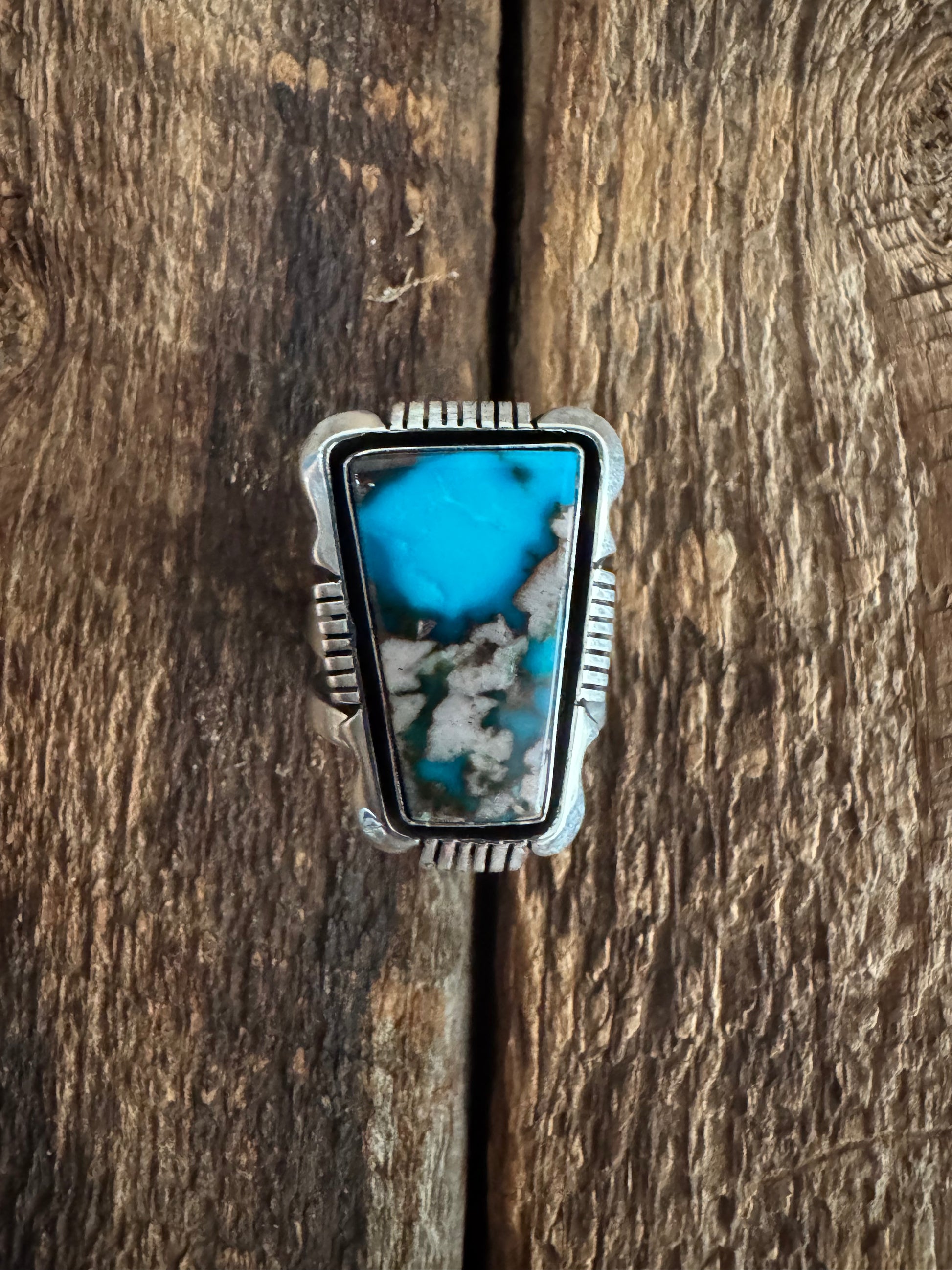 Cooper Willie Bisbee Turquoise Ring Size 8.5