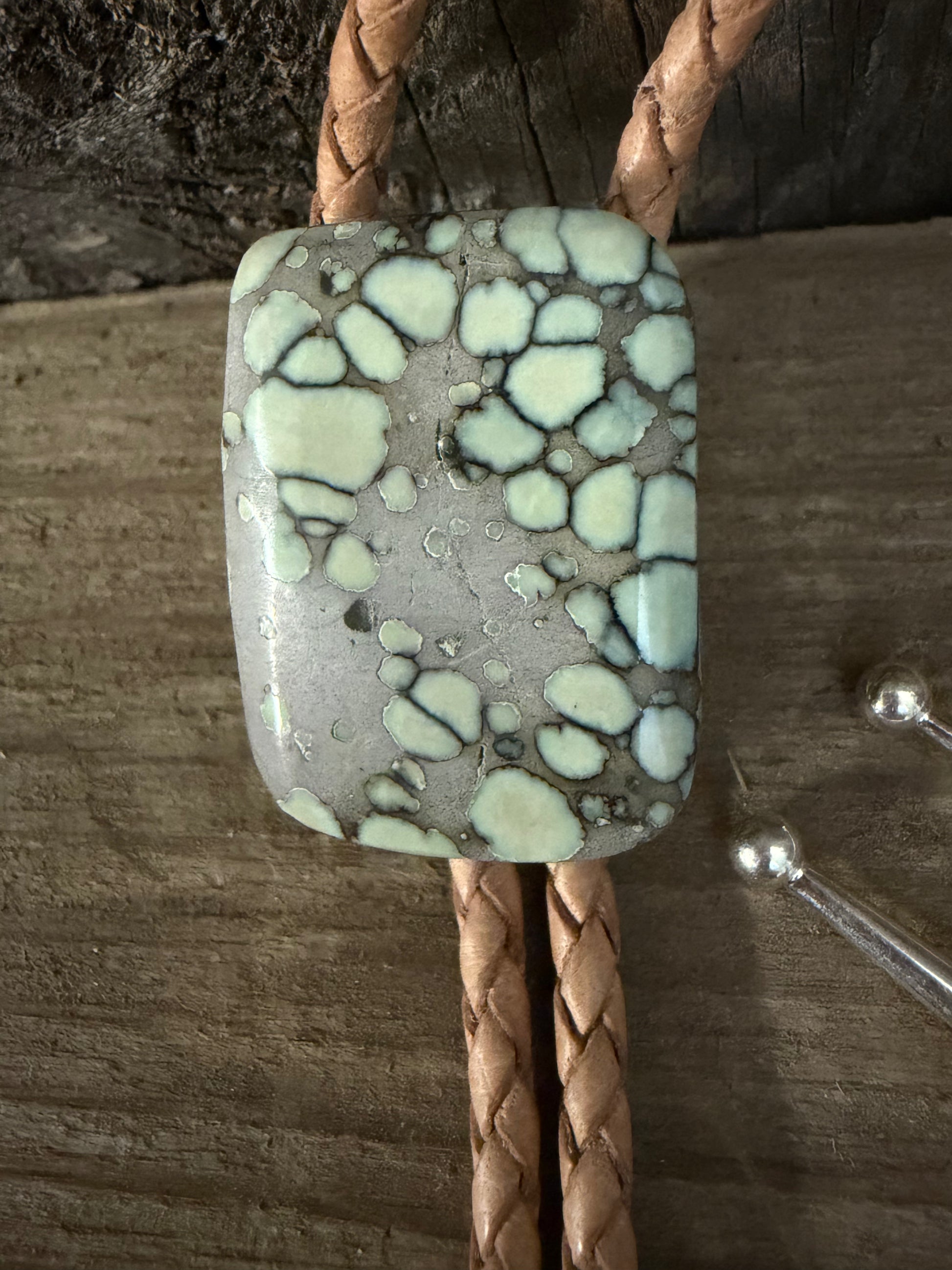 Handmade Desert Bloom Variscite Bolo