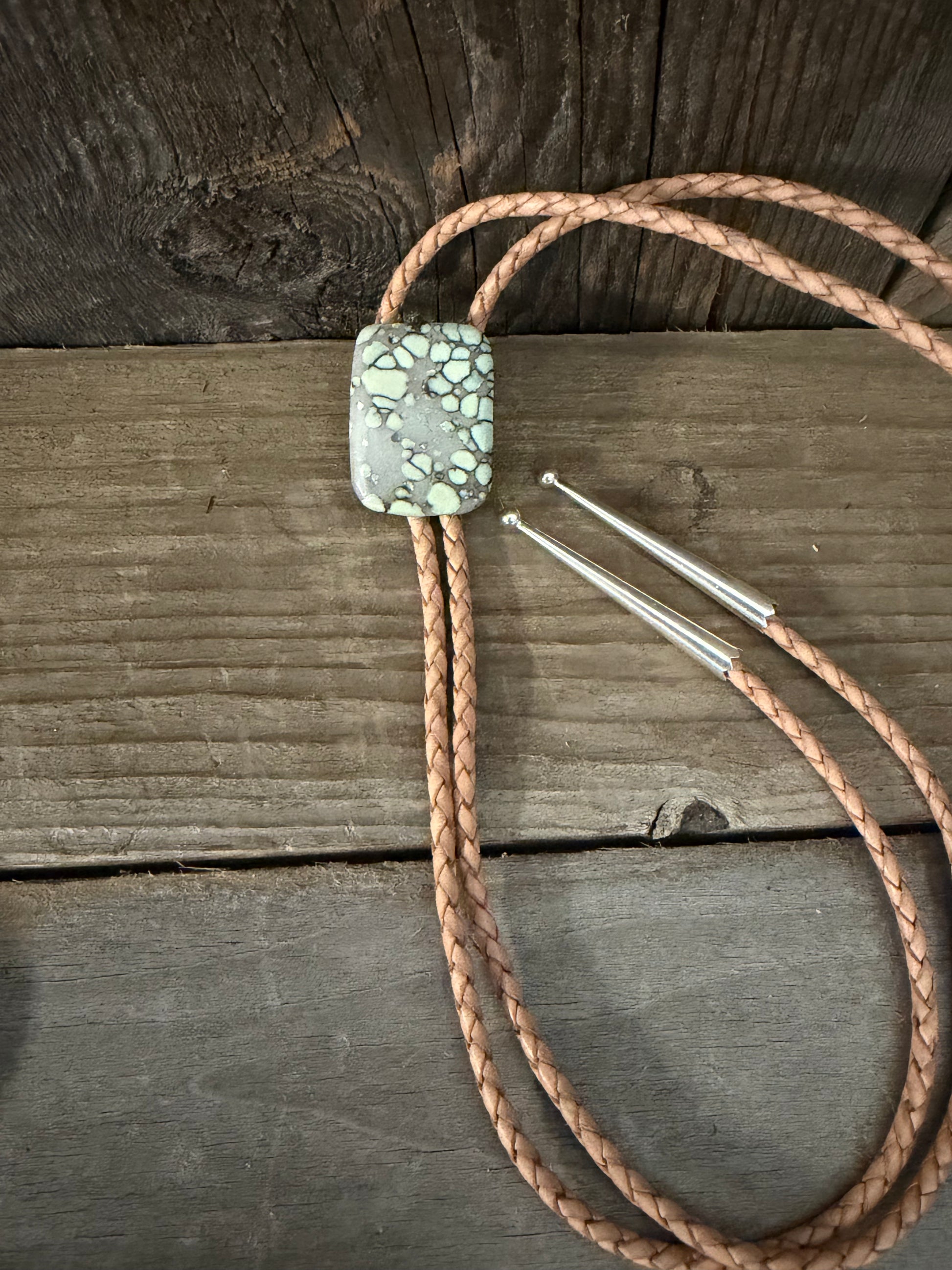 Handmade Desert Bloom Variscite Bolo