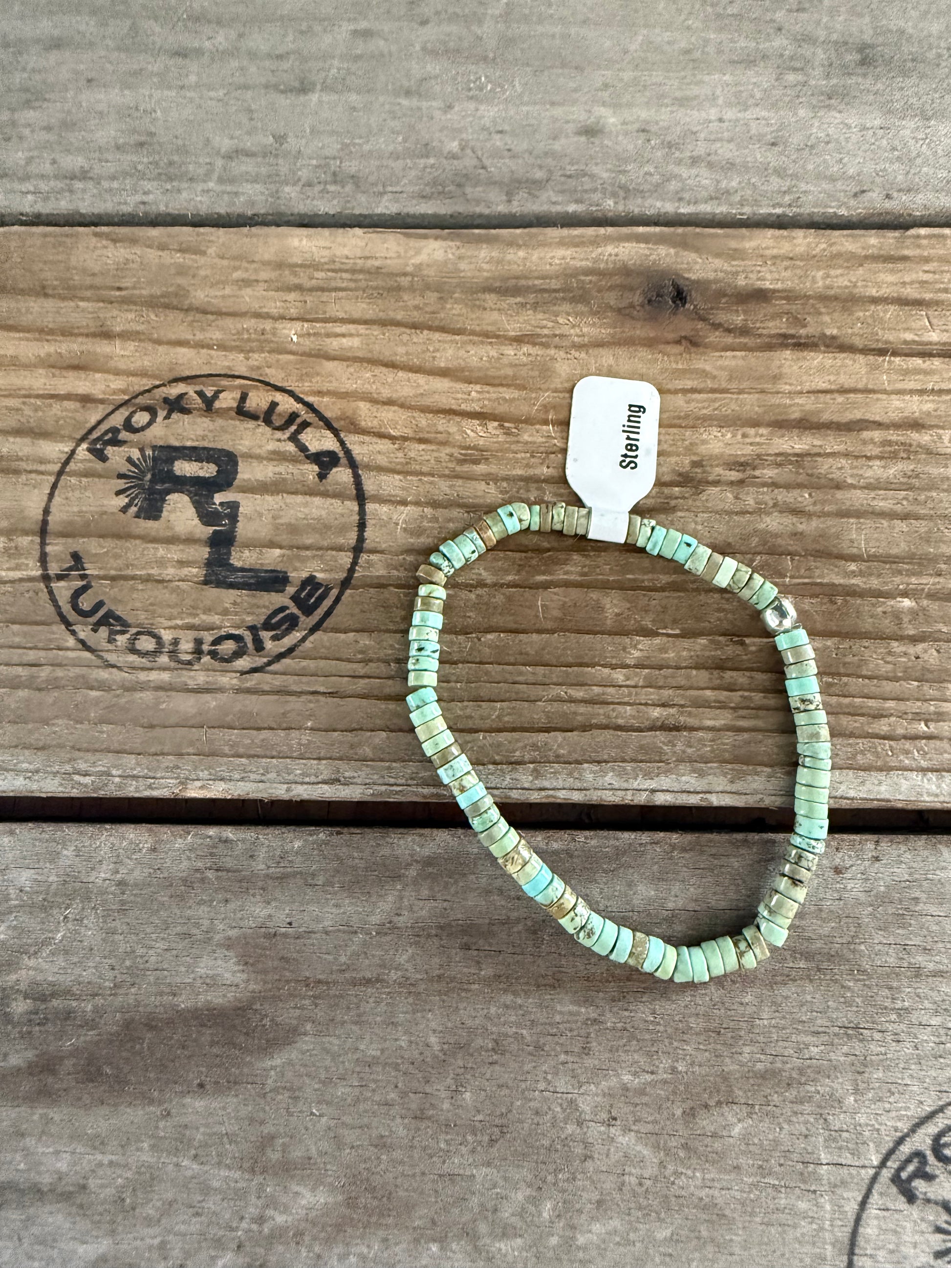 Howlite stretch stacking bracelet