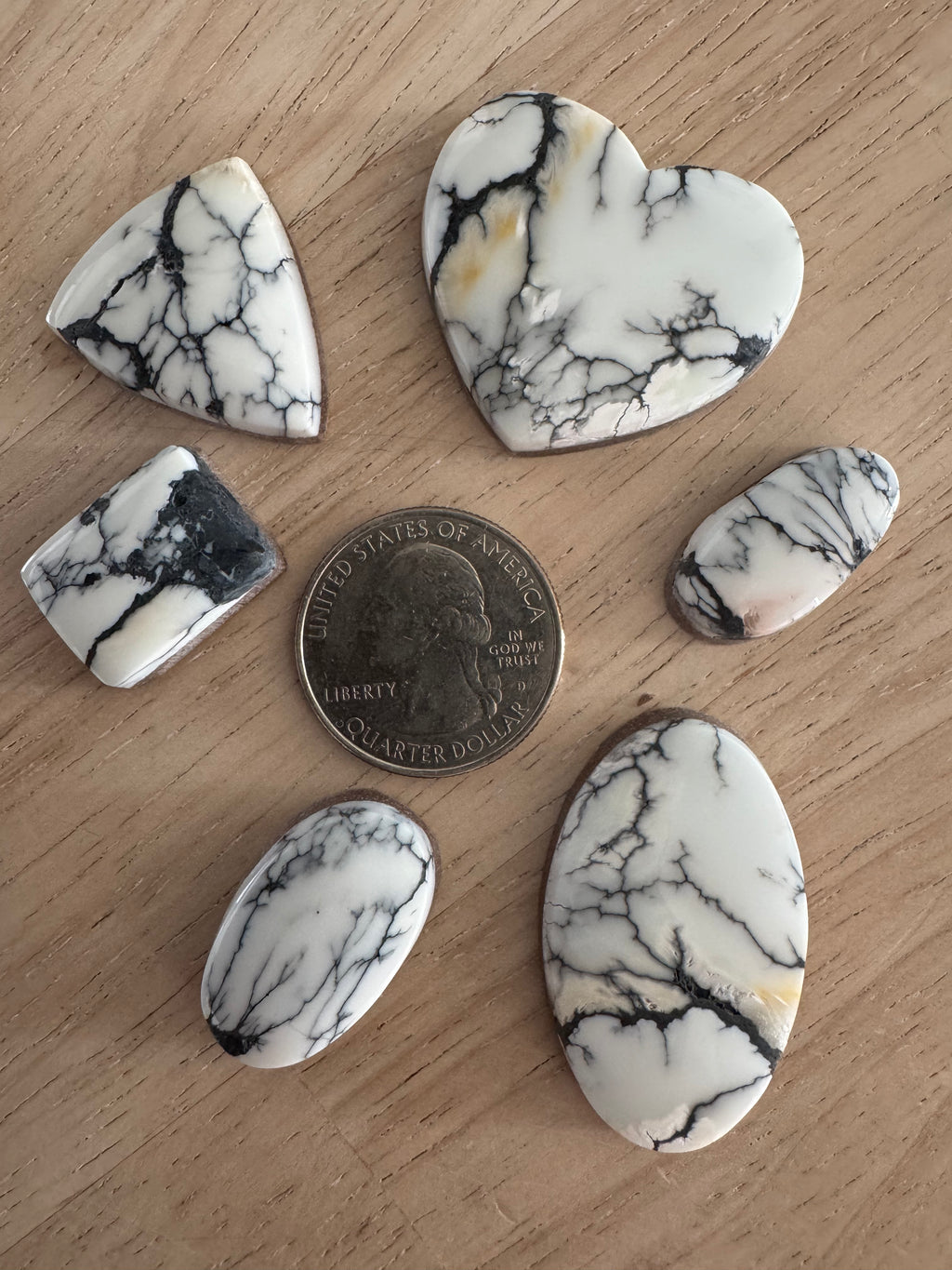 High Grade White Buffalo Cabs