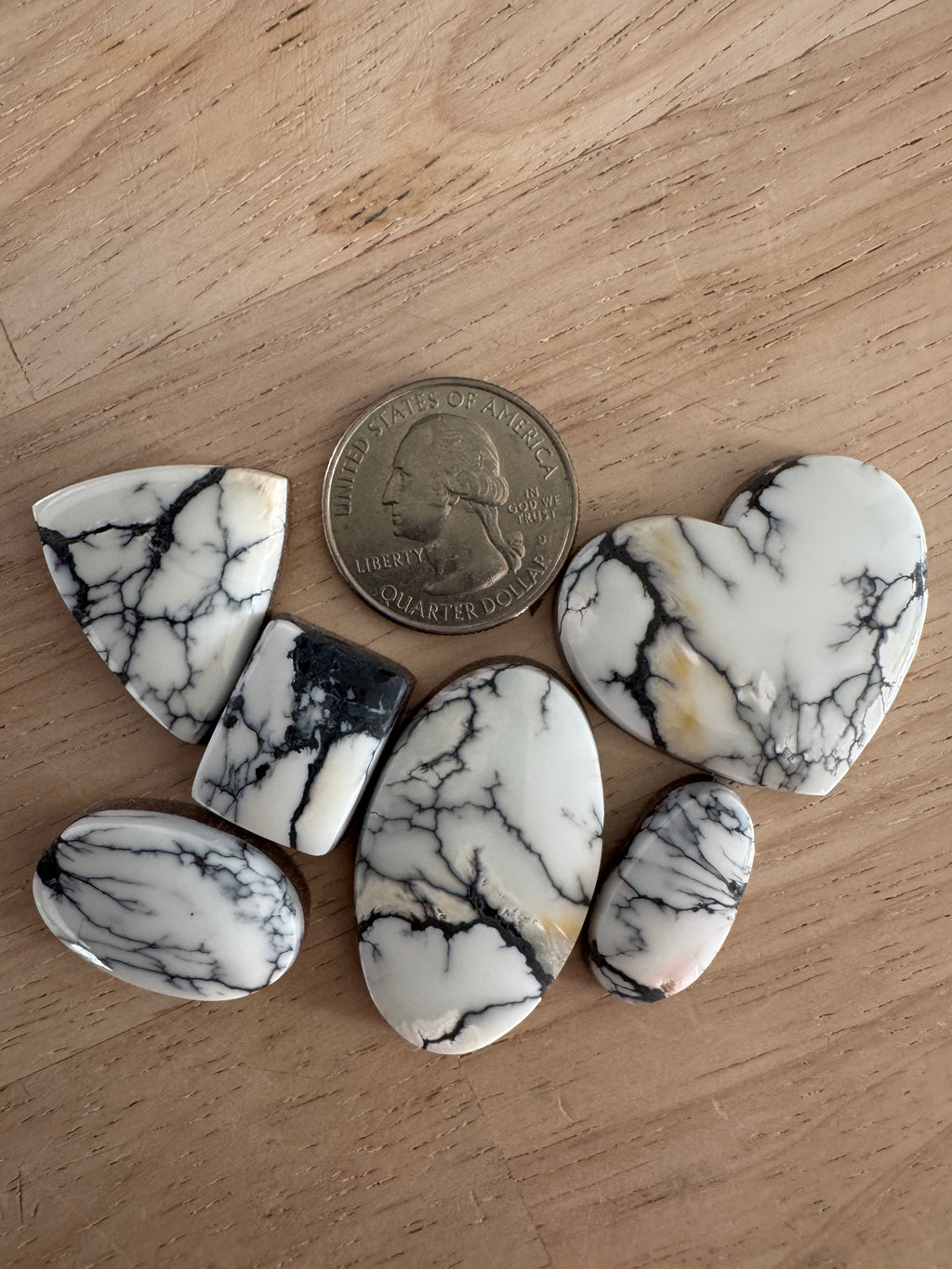 High Grade White Buffalo Cabs