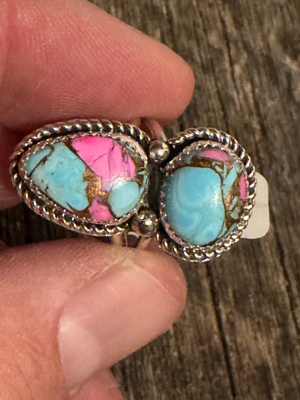 Cotton Candy Double Stack Ring