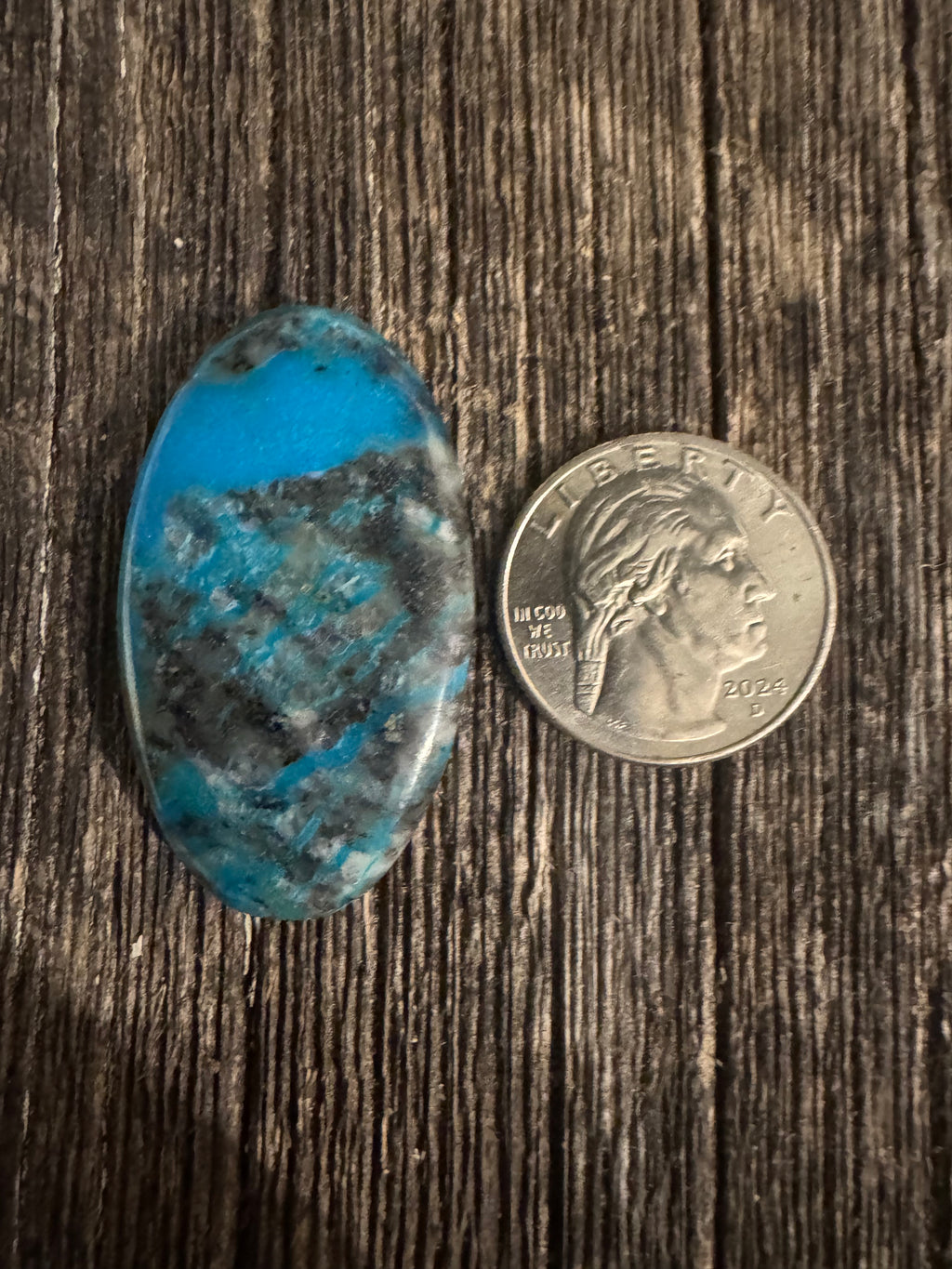 Kingman Turquoise Large Cab