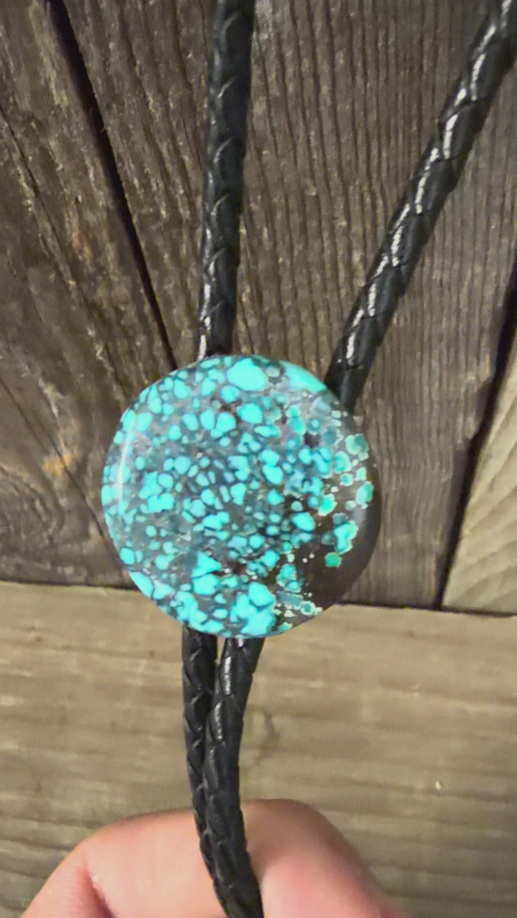Handmade Hubei Turquoise Bolo
