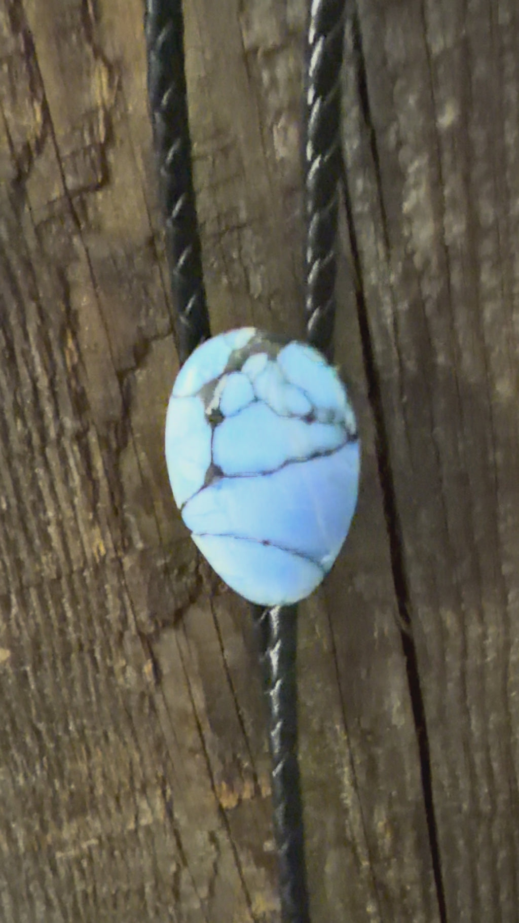 Handmade Blue Lavender Turquoise Bolo