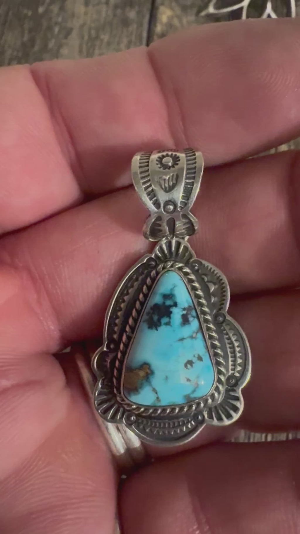 Whitewater Turquoise Pendant