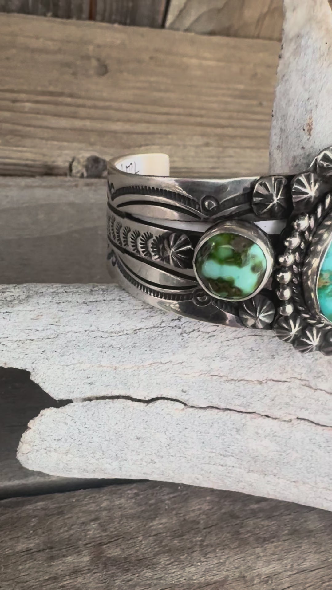 Native American Handmade Sonoran Gold and Sterling Silver Cuff-Bracelet