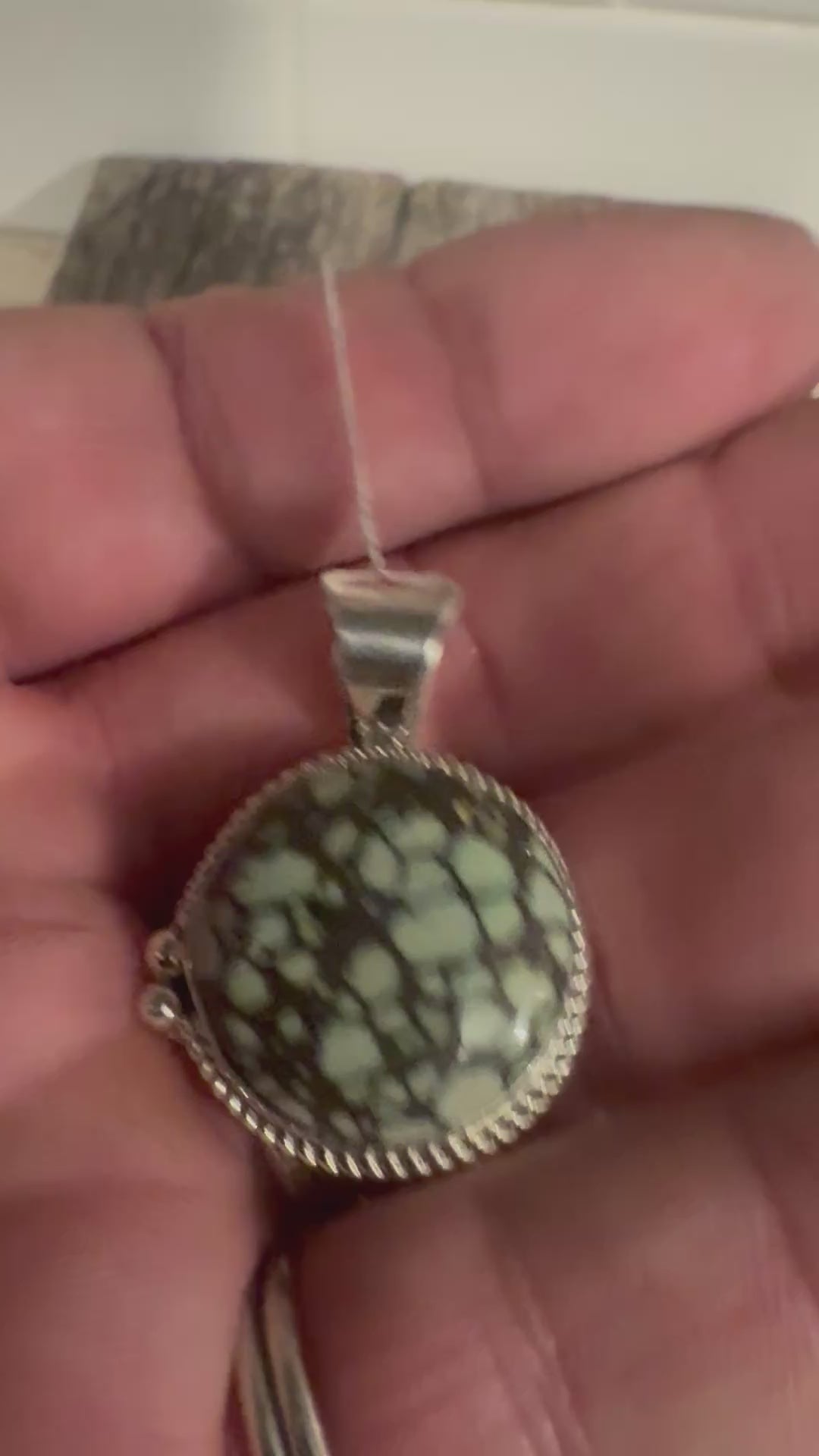 Desert Bloom Variscite Pendant