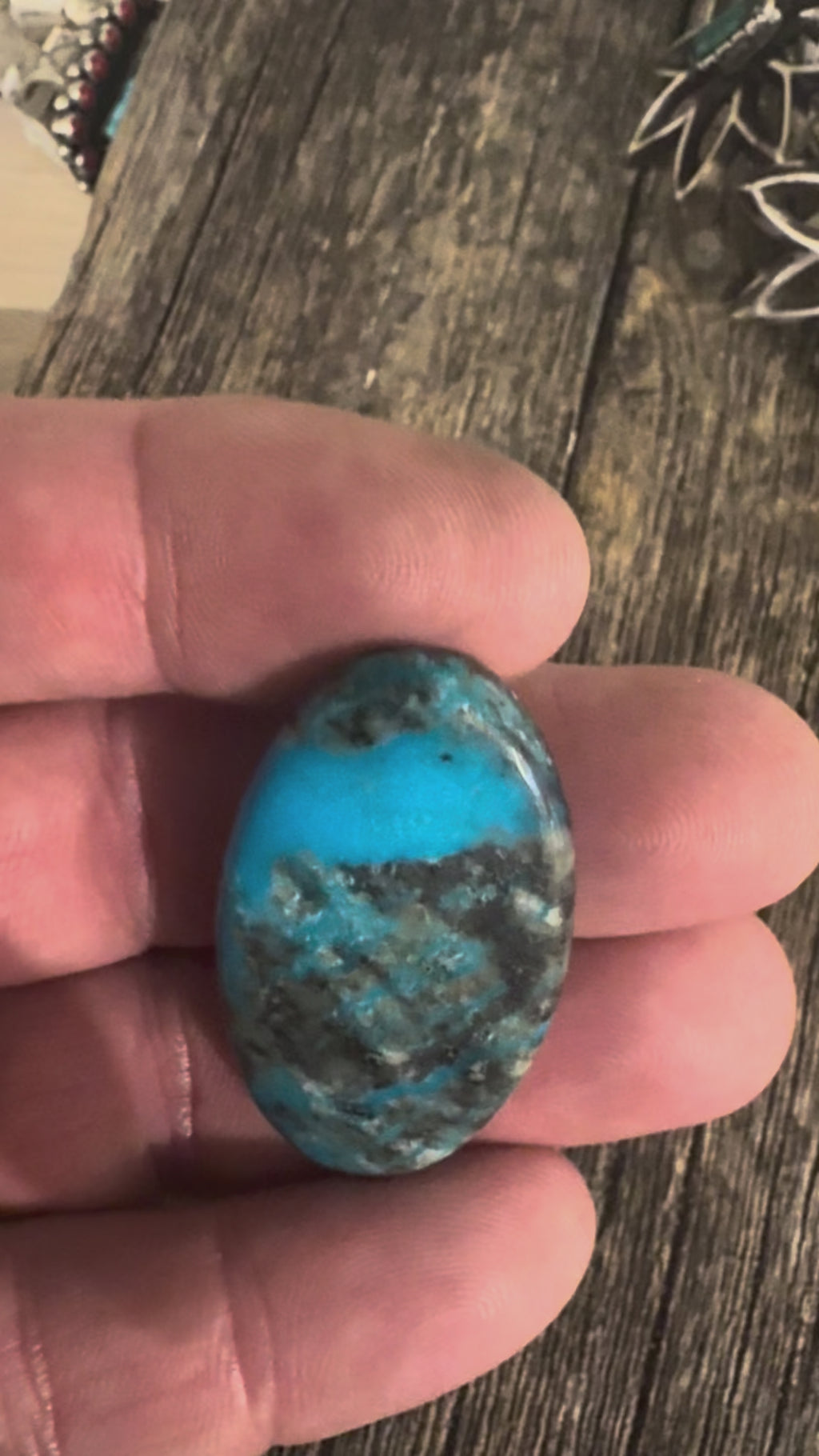 Kingman Turquoise Large Cab