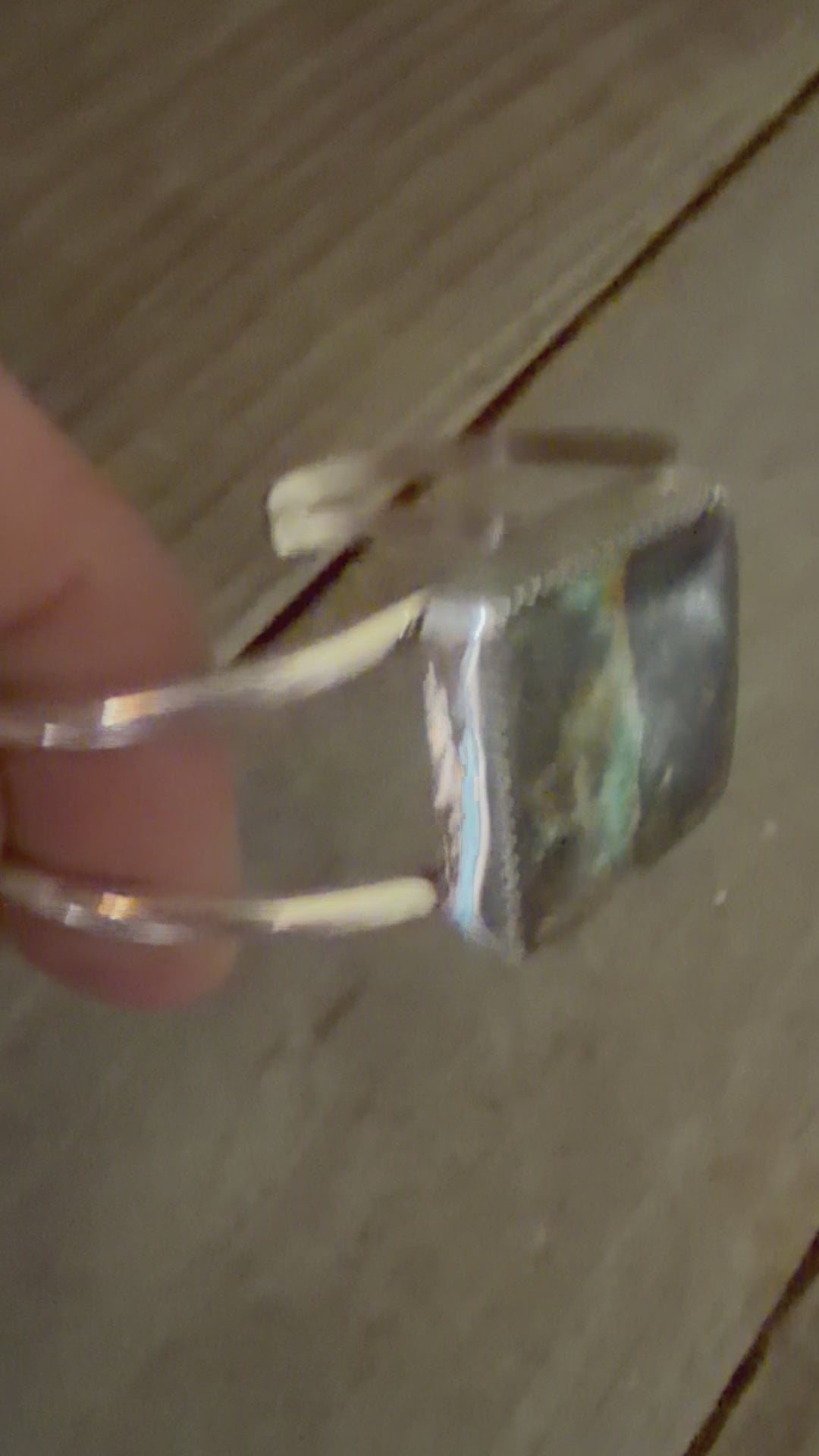 Native American Handmade Blackjack Sterling Silver Bracelet